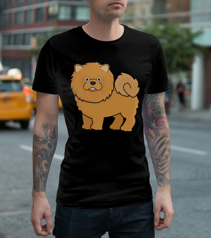 Cute Chow Chow Dog T-Shirt