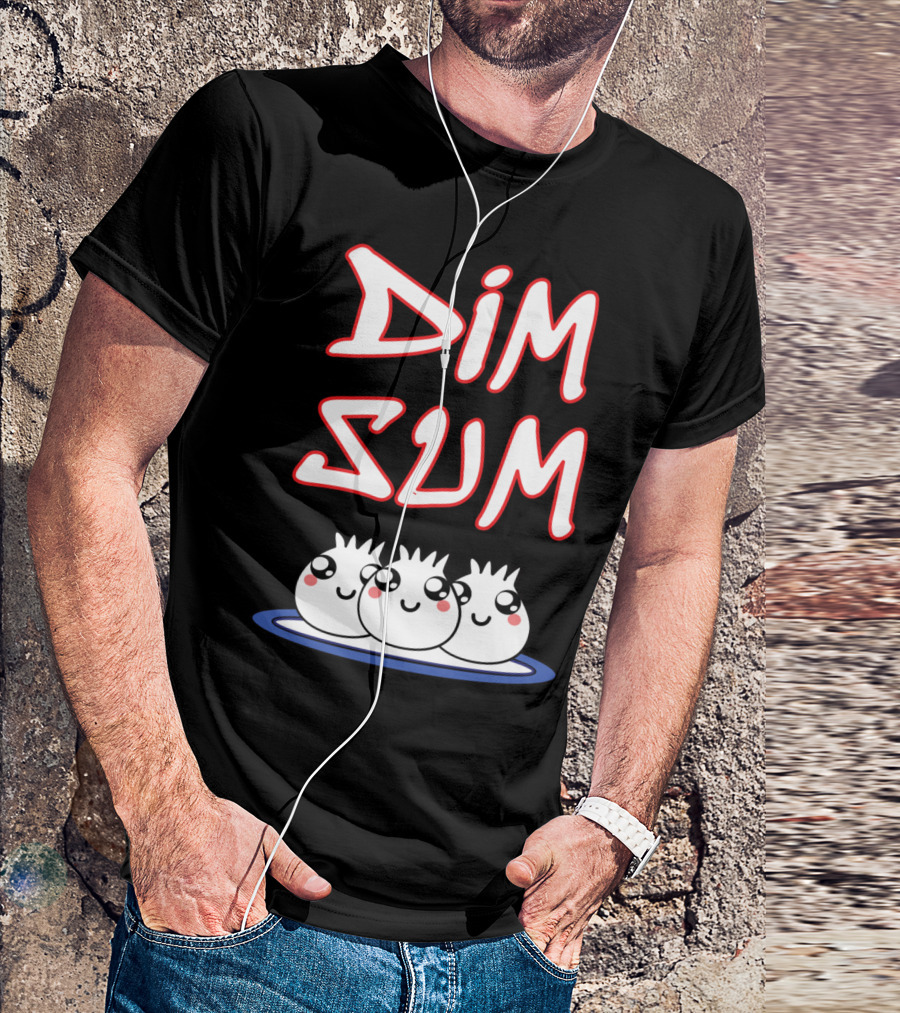DIM SUM Cute Dumplings On Plate T-Shirt