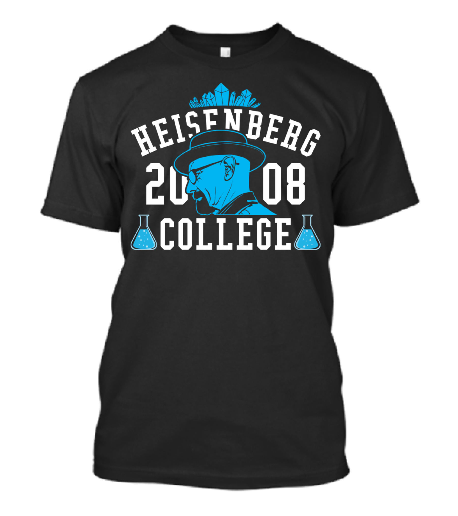 Heisenberg College 2008 Chemistry Flask Crystals Iconic T-Shirt