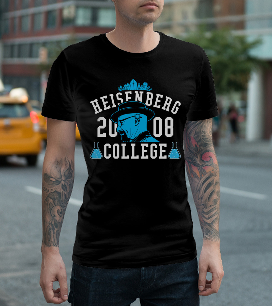 Heisenberg College 2008 Chemistry Flask Crystals Iconic T-Shirt