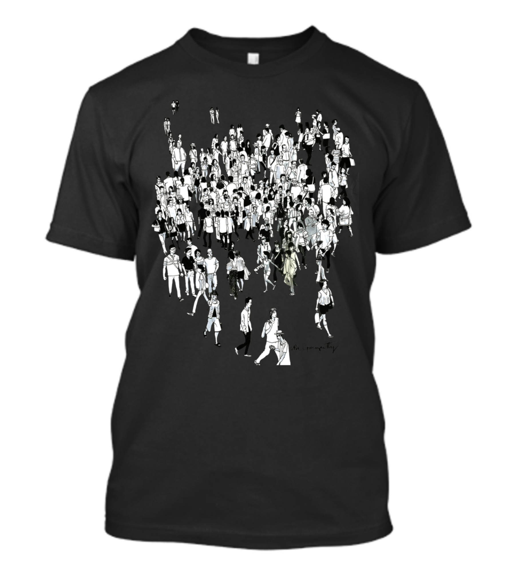 Shibuya Crossing Crowd T-Shirt