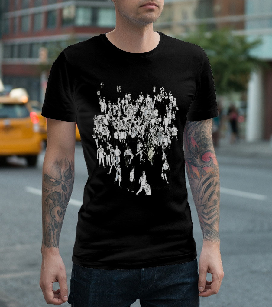 Shibuya Crossing Crowd T-Shirt