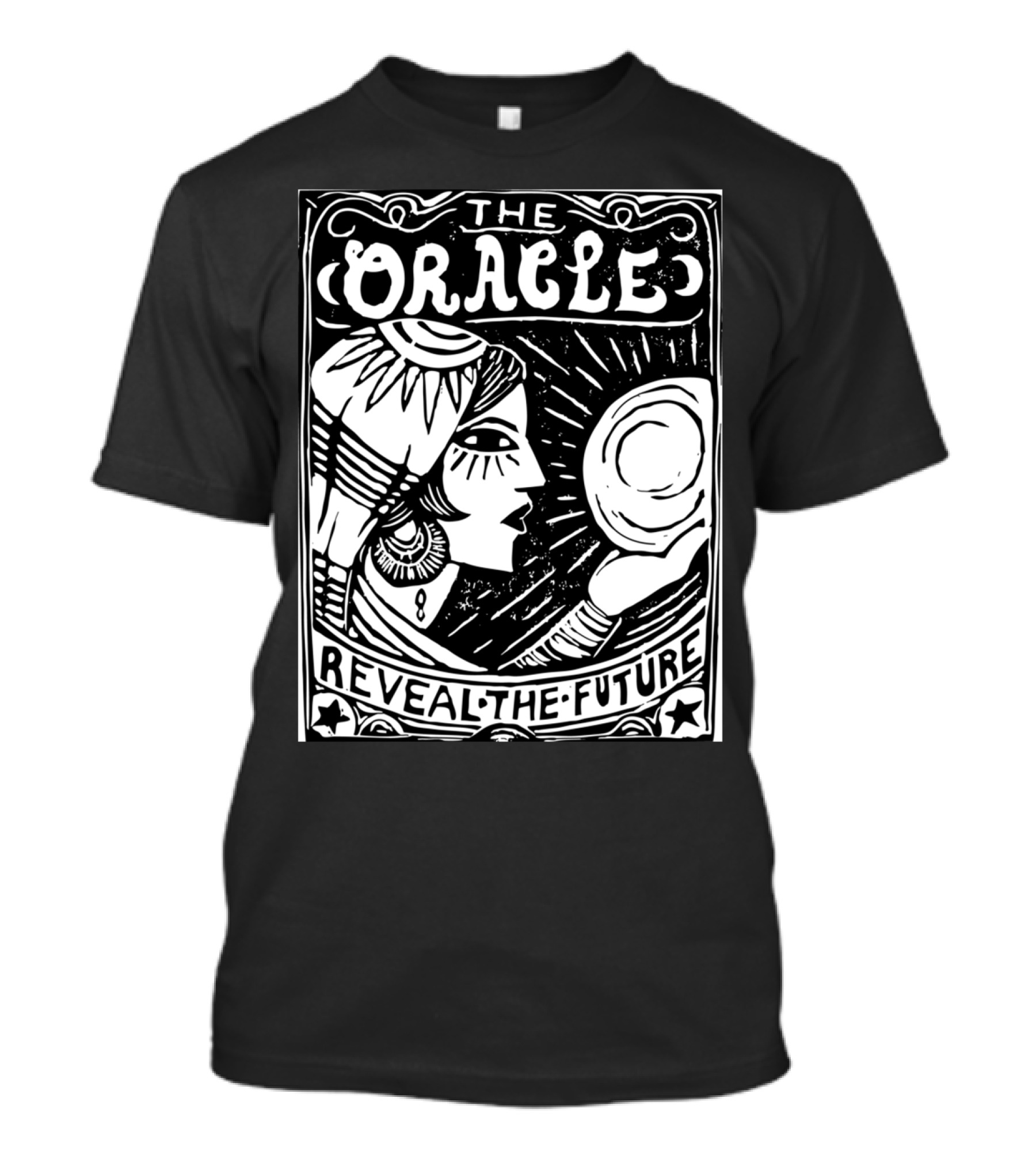 The Oracle Reveal The Future Fortune Teller Psychic Crystal T-Shirt