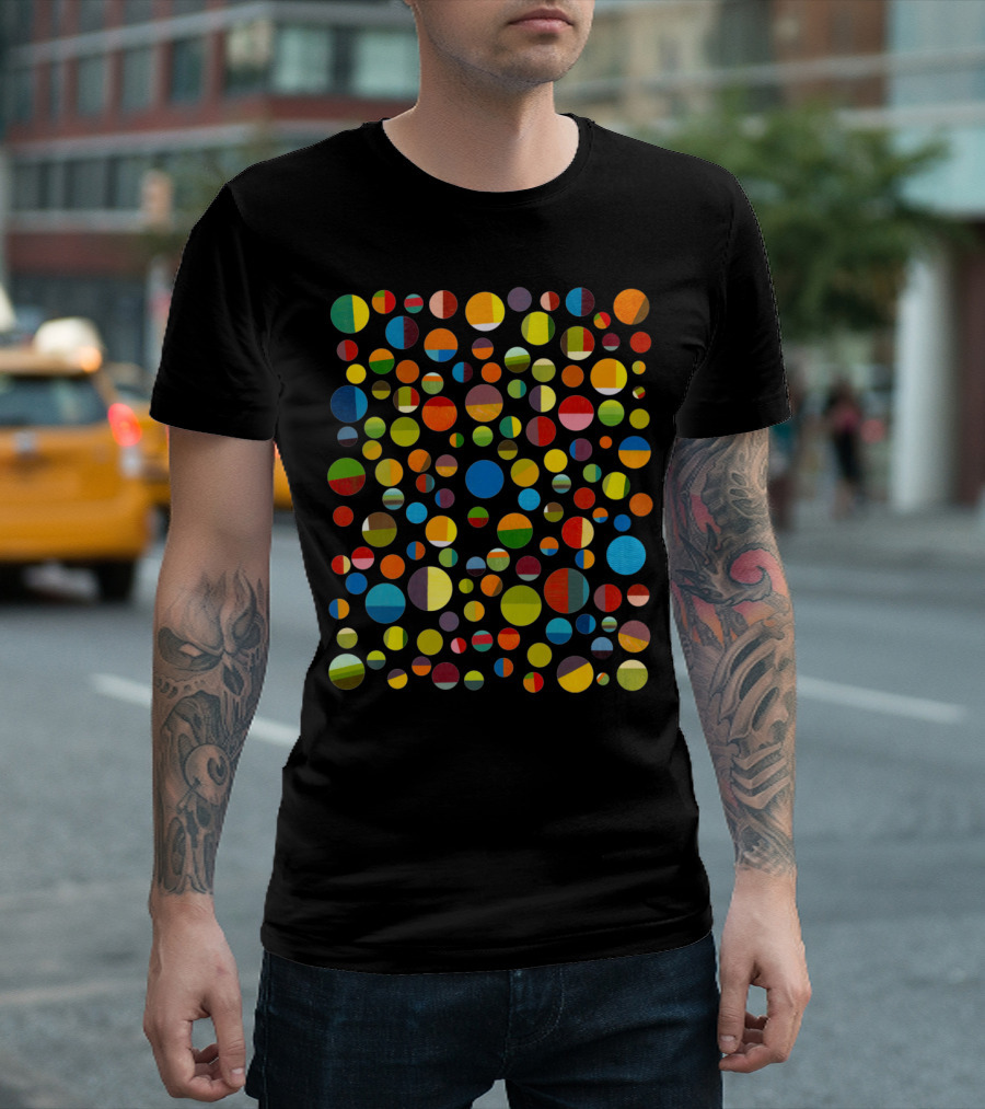 Found My Marbles Vibrant Multi-Color Circles T-Shirt