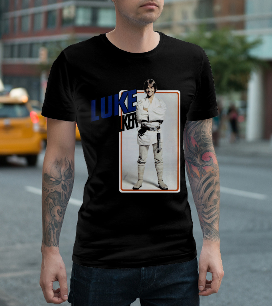 Classic Luke Skywalker Iconic Star Wars Character Image T-Shirt