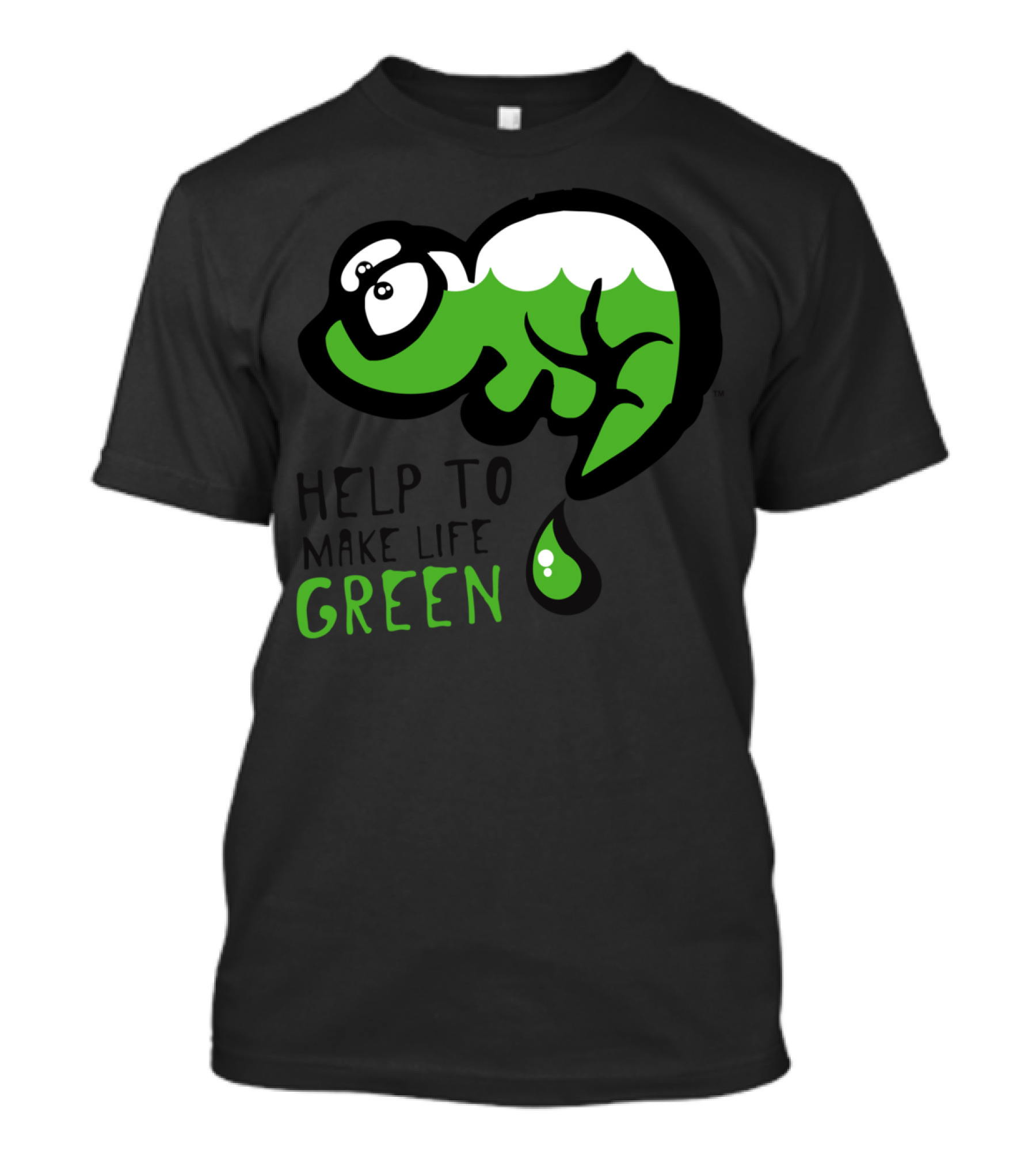 Help To Make Life Green Yoshi Environmental Initiative T-Shirt