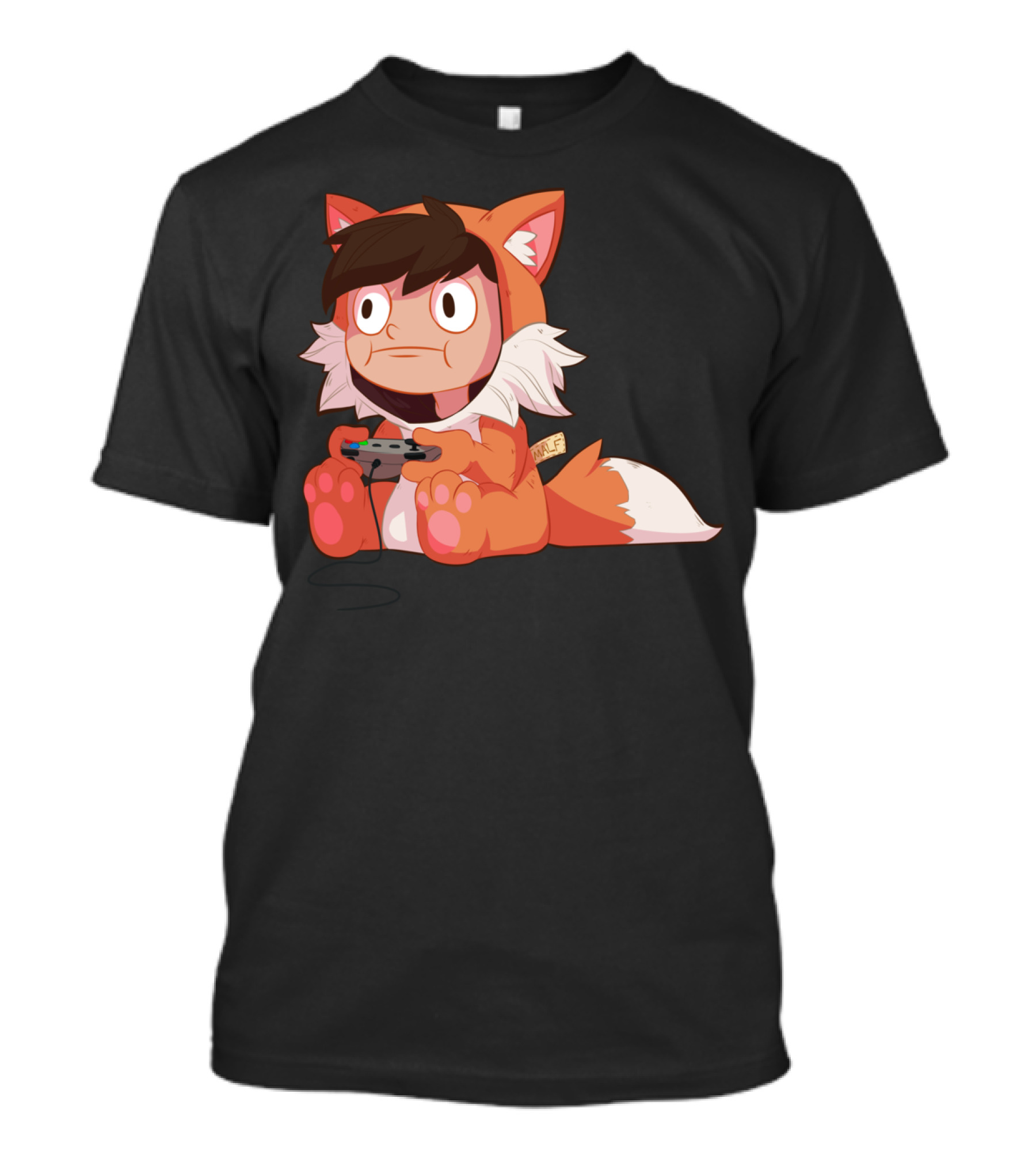 Fox Onesie Gamer Controller Enthusiast T-Shirt