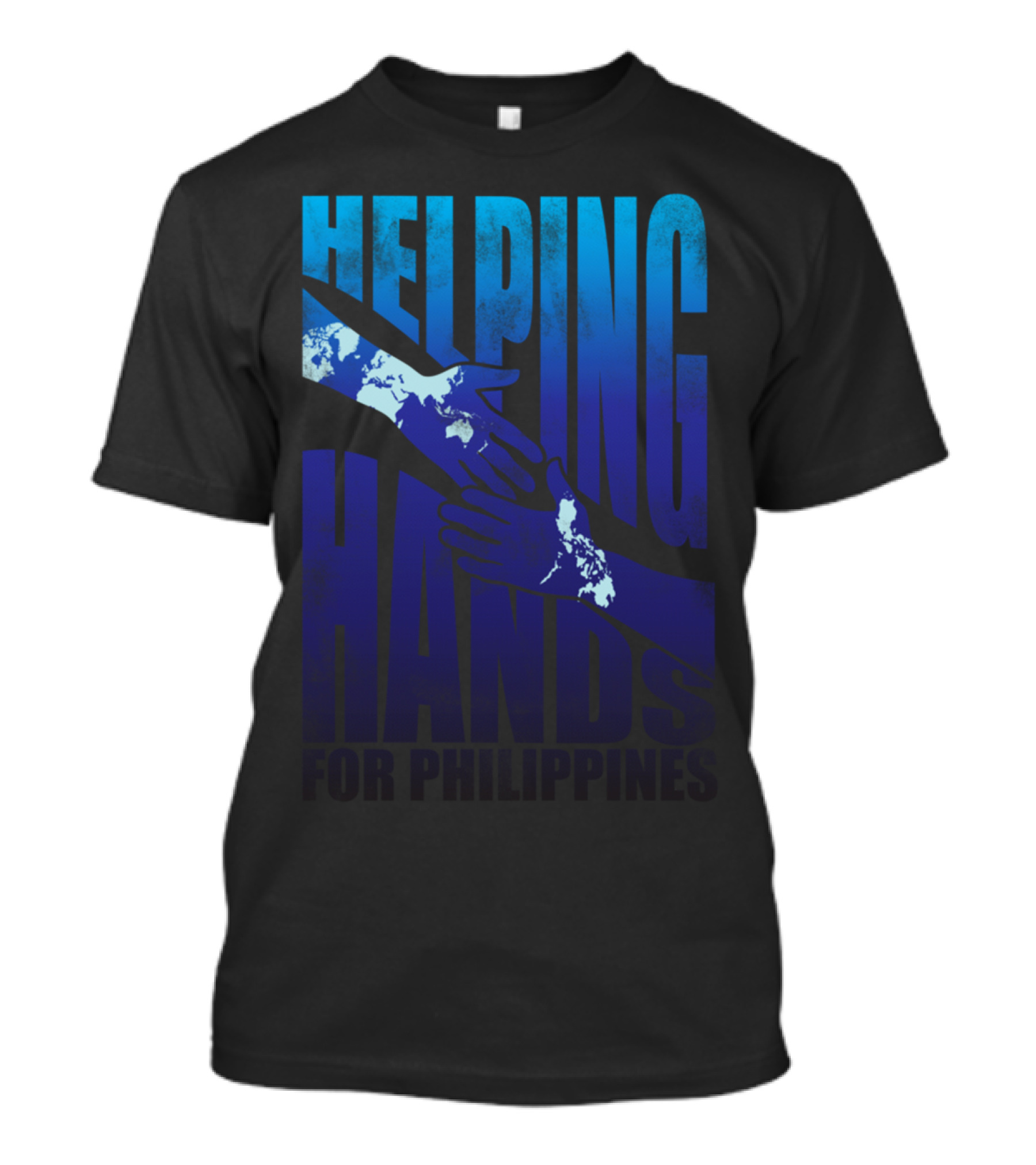 Helping Hands For Philippines By Ingkong T-Shirt