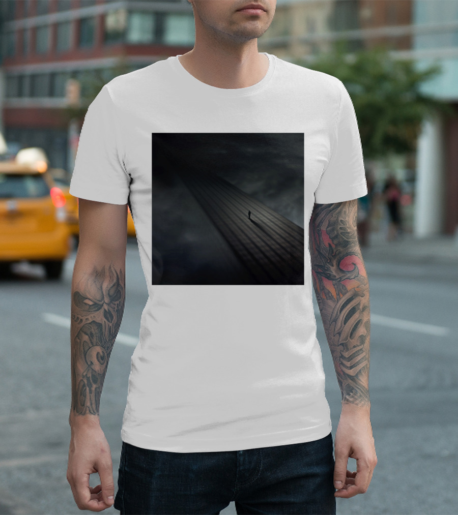 Distance Pathway Silhouette In Shadows T-Shirt