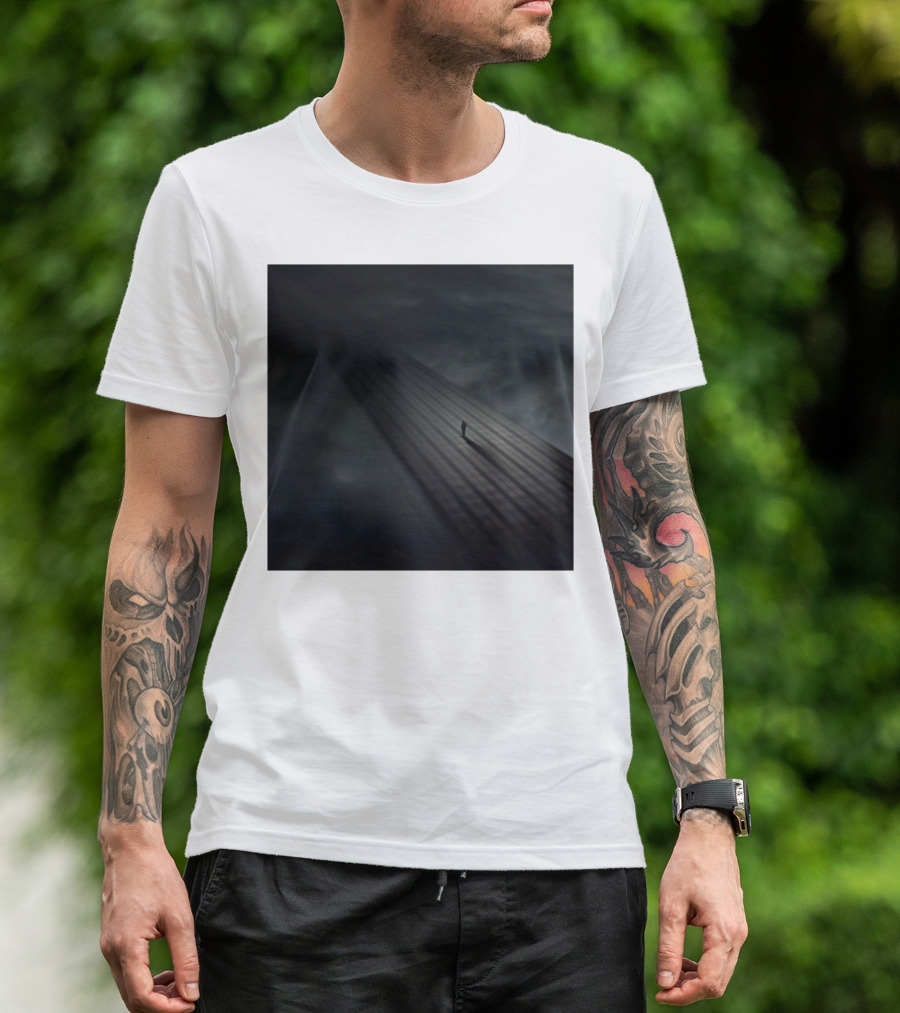 Distance Pathway Silhouette In Shadows T-Shirt