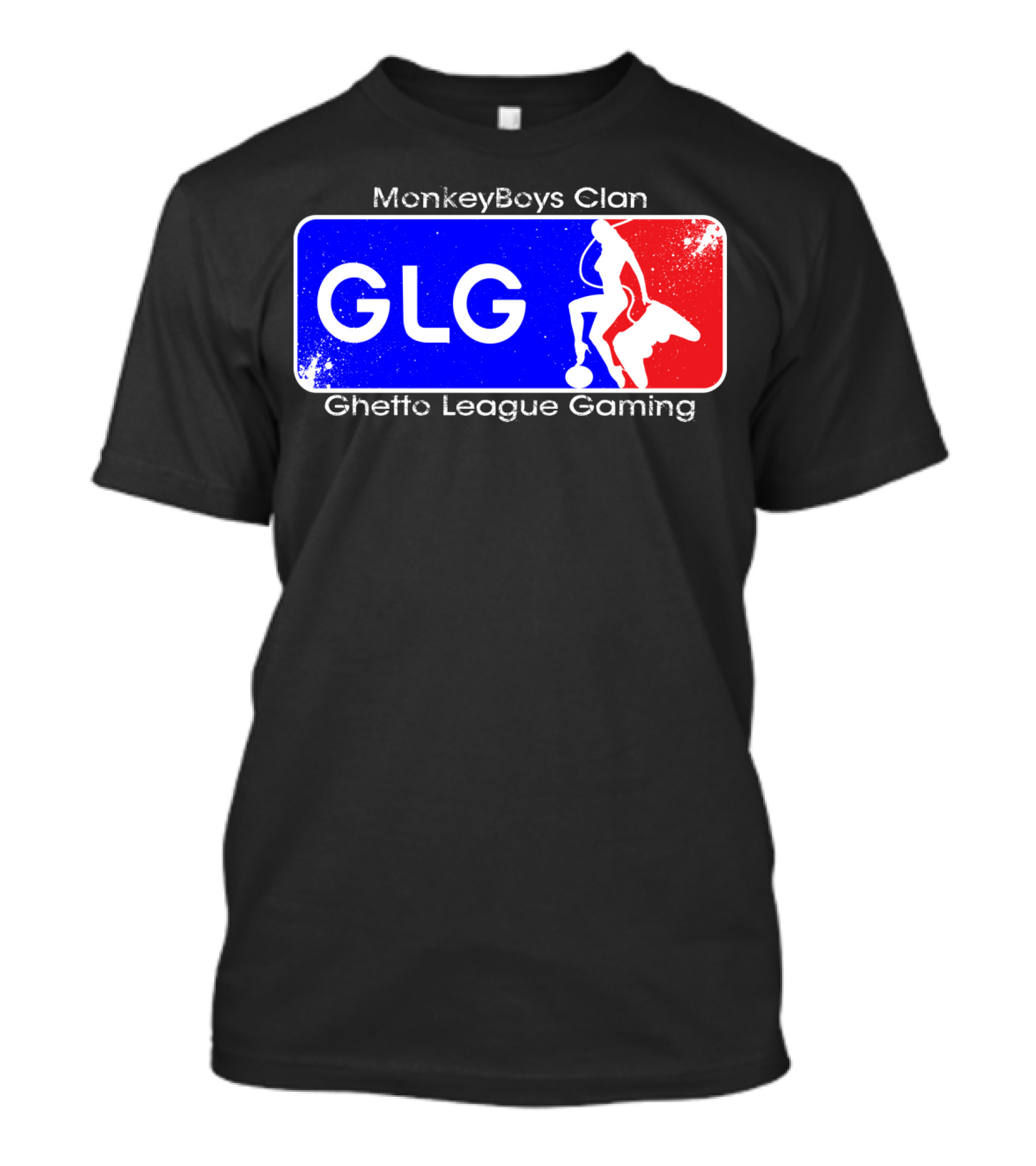 MonkeyBoys Clan Ghetto League Gaming GLG T-Shirt