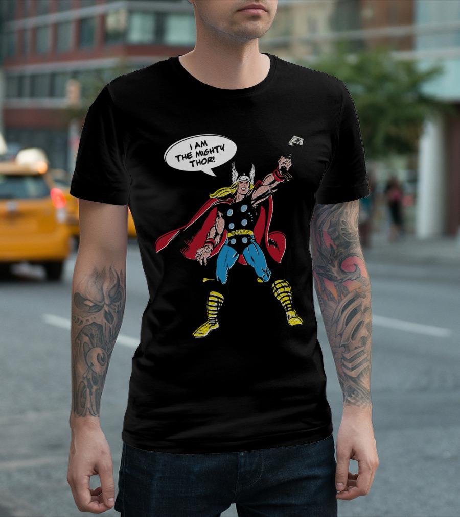 I Am The Mighty Thor Classic Comic Avenger T-Shirt