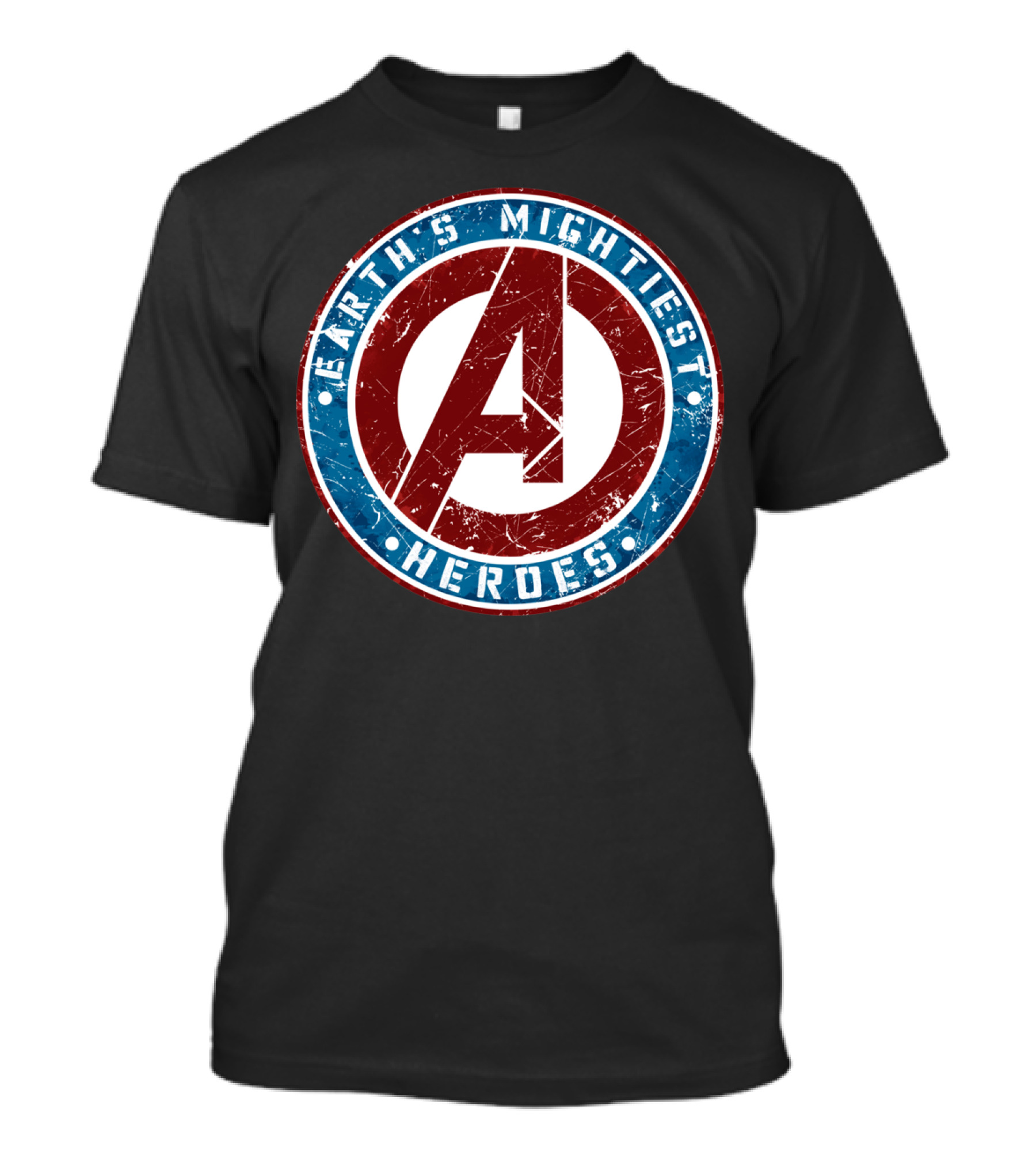 Earth's Mightiest Heroes Distressed Avengers A T-Shirt