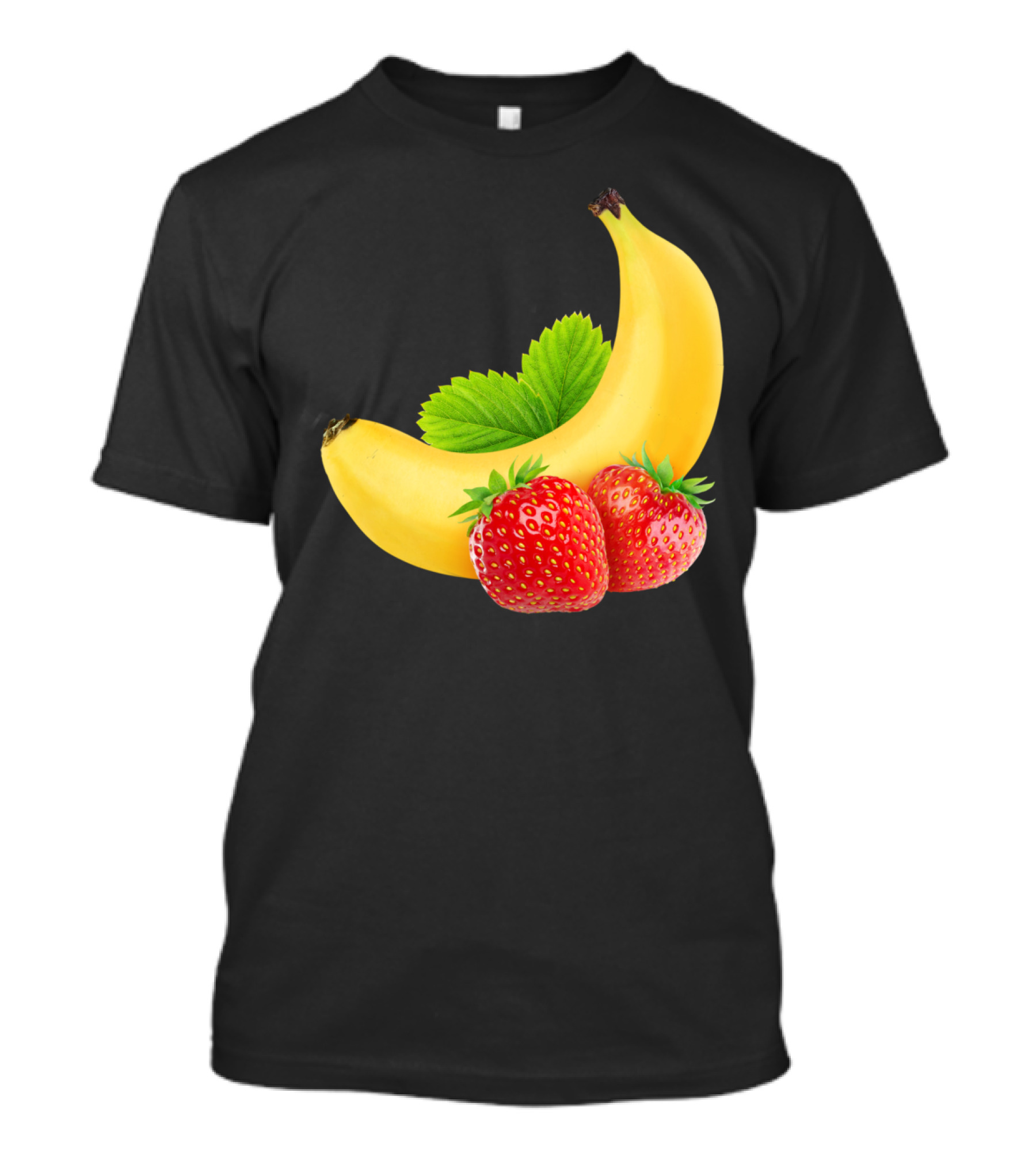 Banana And Strawberries Sti Fresh Fruit Duo T-Shirt