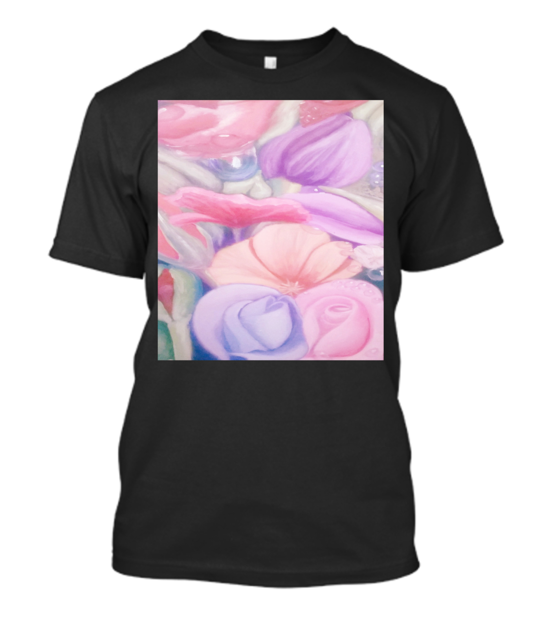 Foxglove Rosebuds Rut Floral Harmony T-Shirt