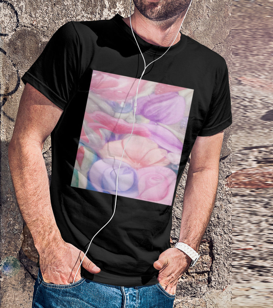 Foxglove Rosebuds Rut Floral Harmony T-Shirt