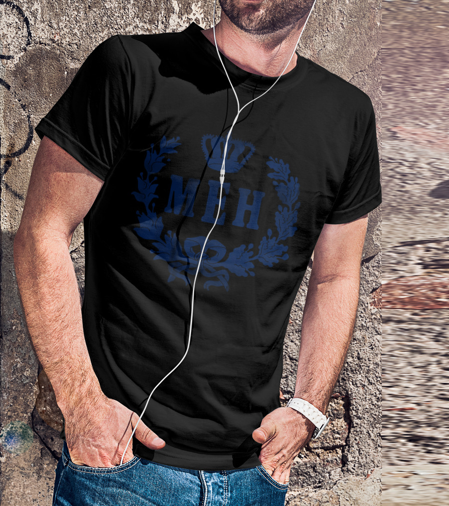 Le Royal Meh Crown Laurel Wreath Emblem T-Shirt