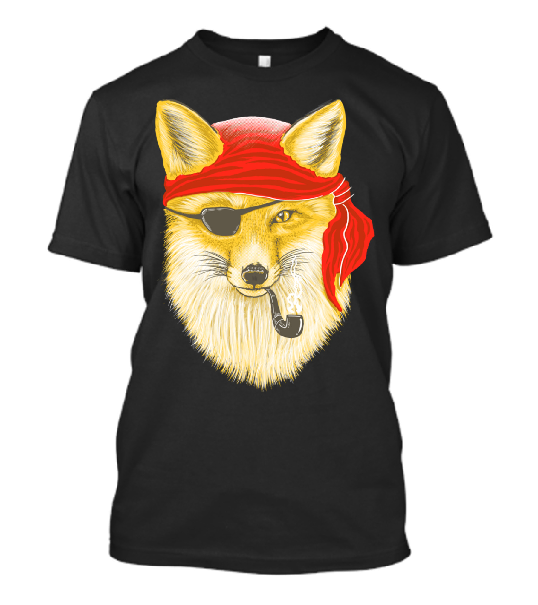Foxy Pirate Pipe And Eyepatch Prowler T-Shirt