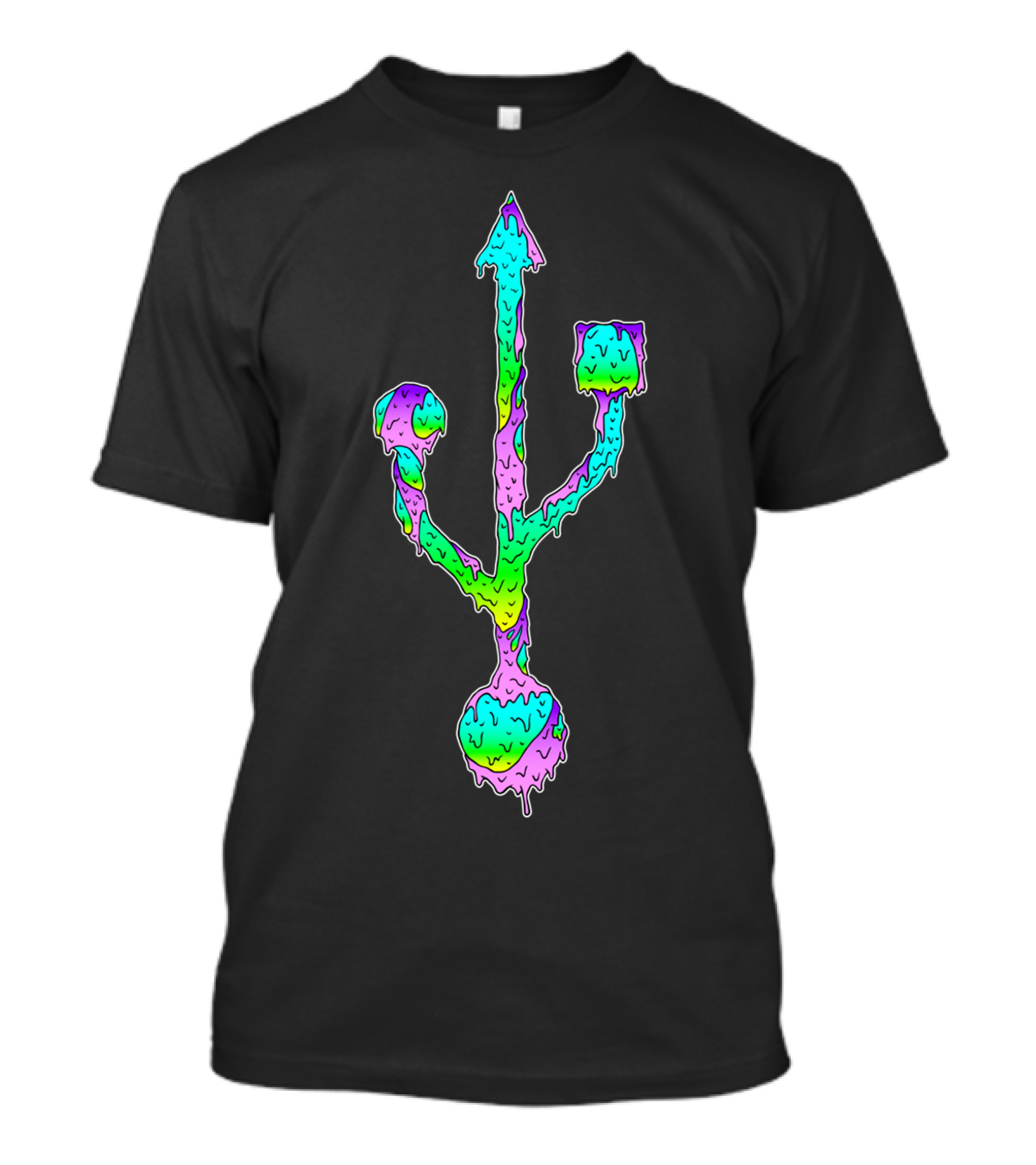 USB ChrisG Melting Rainbow T-Shirt