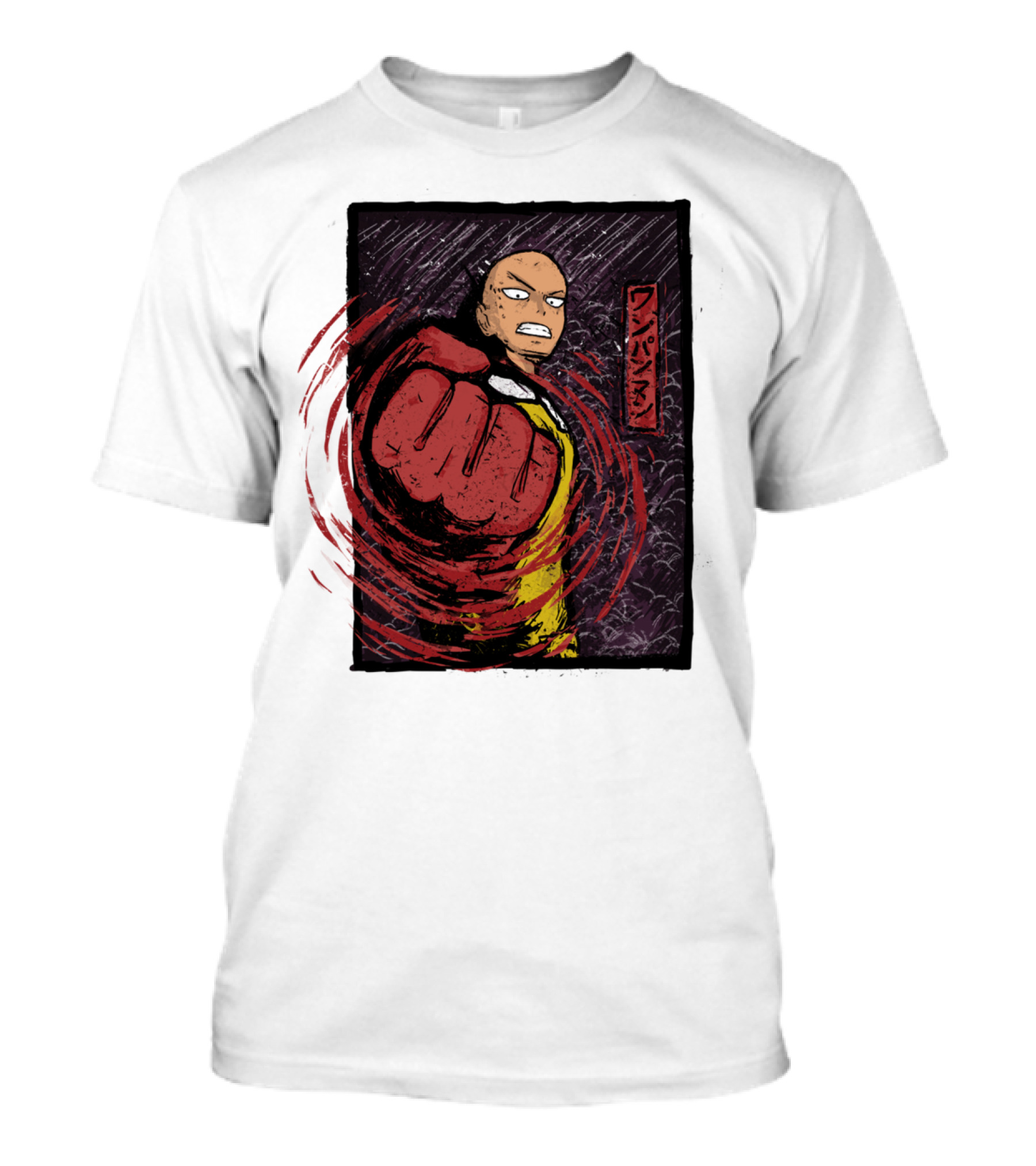 One Punch Man Hero For Fun Saitama Iconic Manga T-Shirt