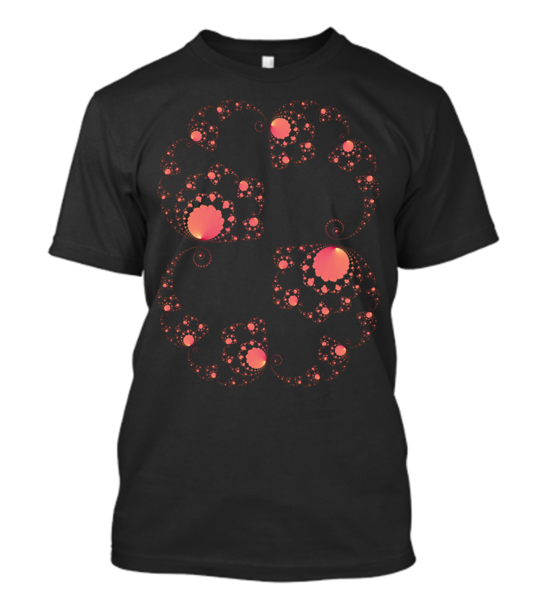 Fractal Cloud Co Kaleidoscope Mandala T-Shirt