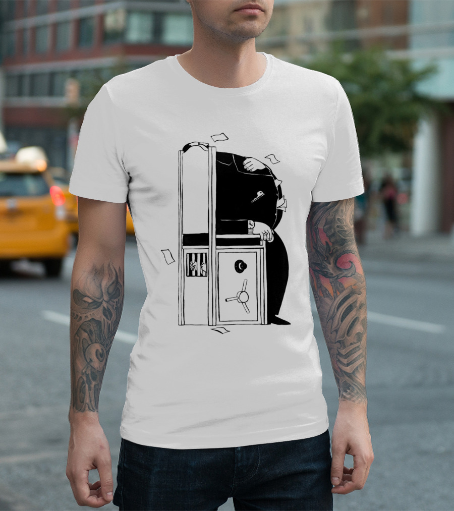 Banker Guillotine Safe Money T-Shirt