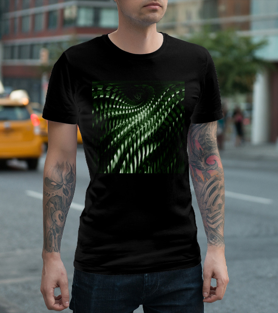 Fractal Structure P Abstract Optical Illusion T-Shirt