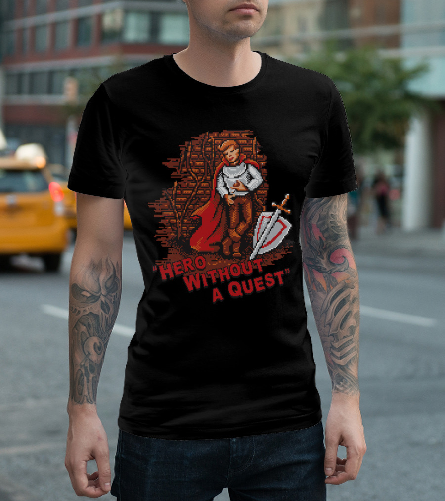 Hero Without a Quest Classic VGA Hero T-Shirt