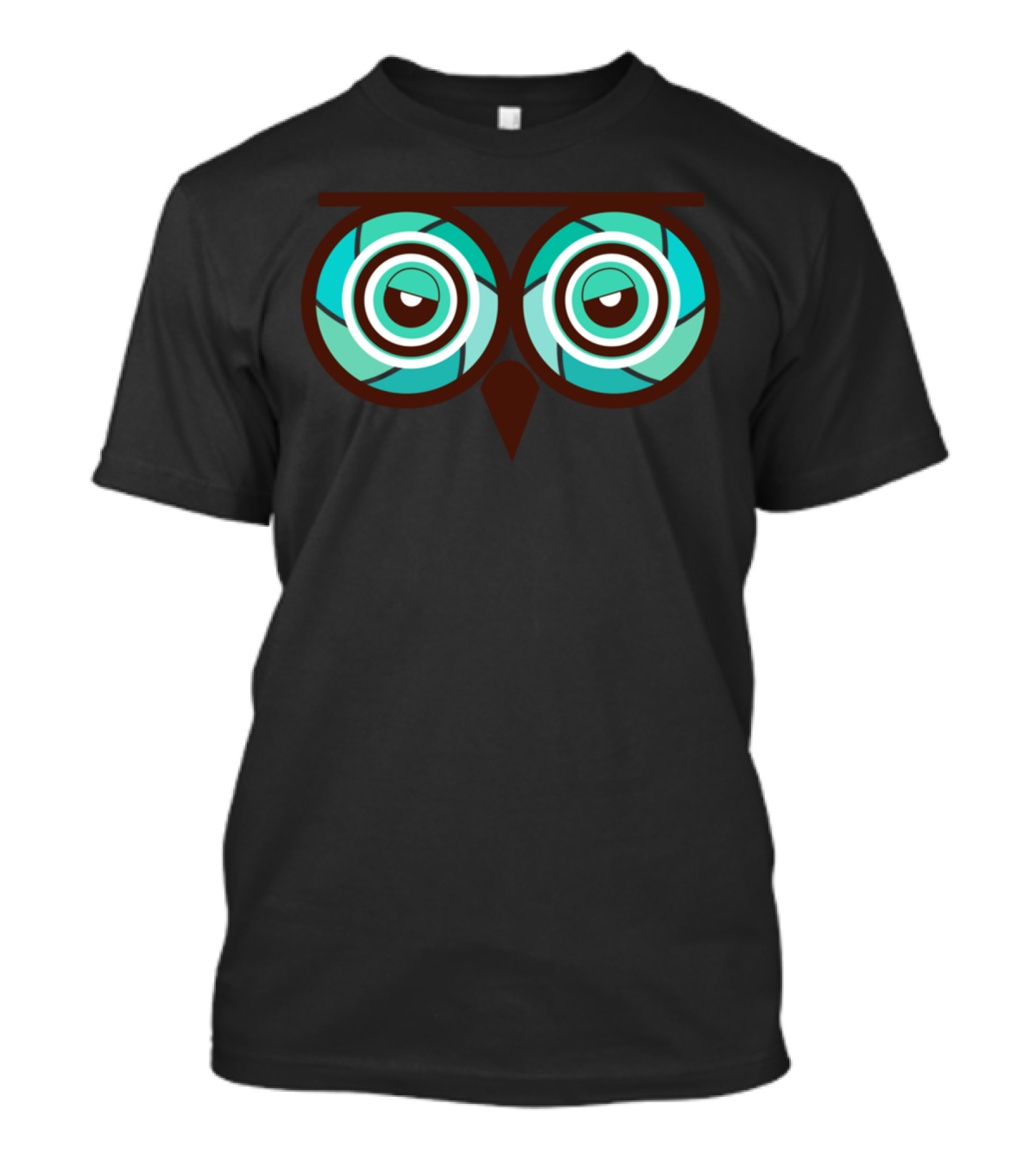 Clear Vision Owl Eyes Geometric T-Shirt