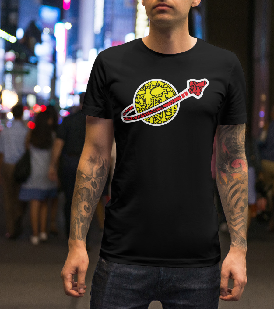Space Construction Adventure With Classic Figures T-Shirt