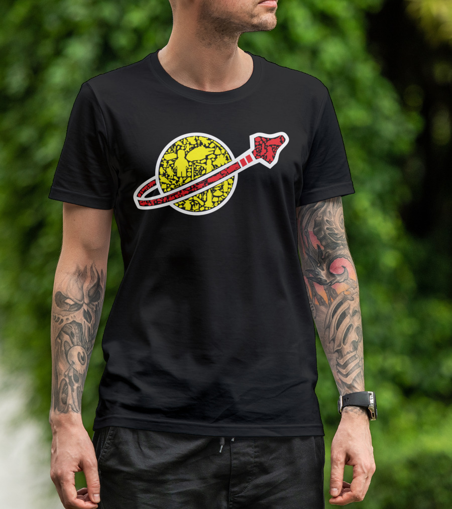 Space Construction Adventure With Classic Figures T-Shirt