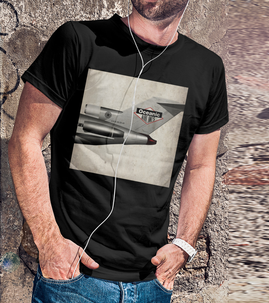 Oceanic Airlines Flight 815 Lost Dharma Initiative Numbers Tailplane T-Shirt