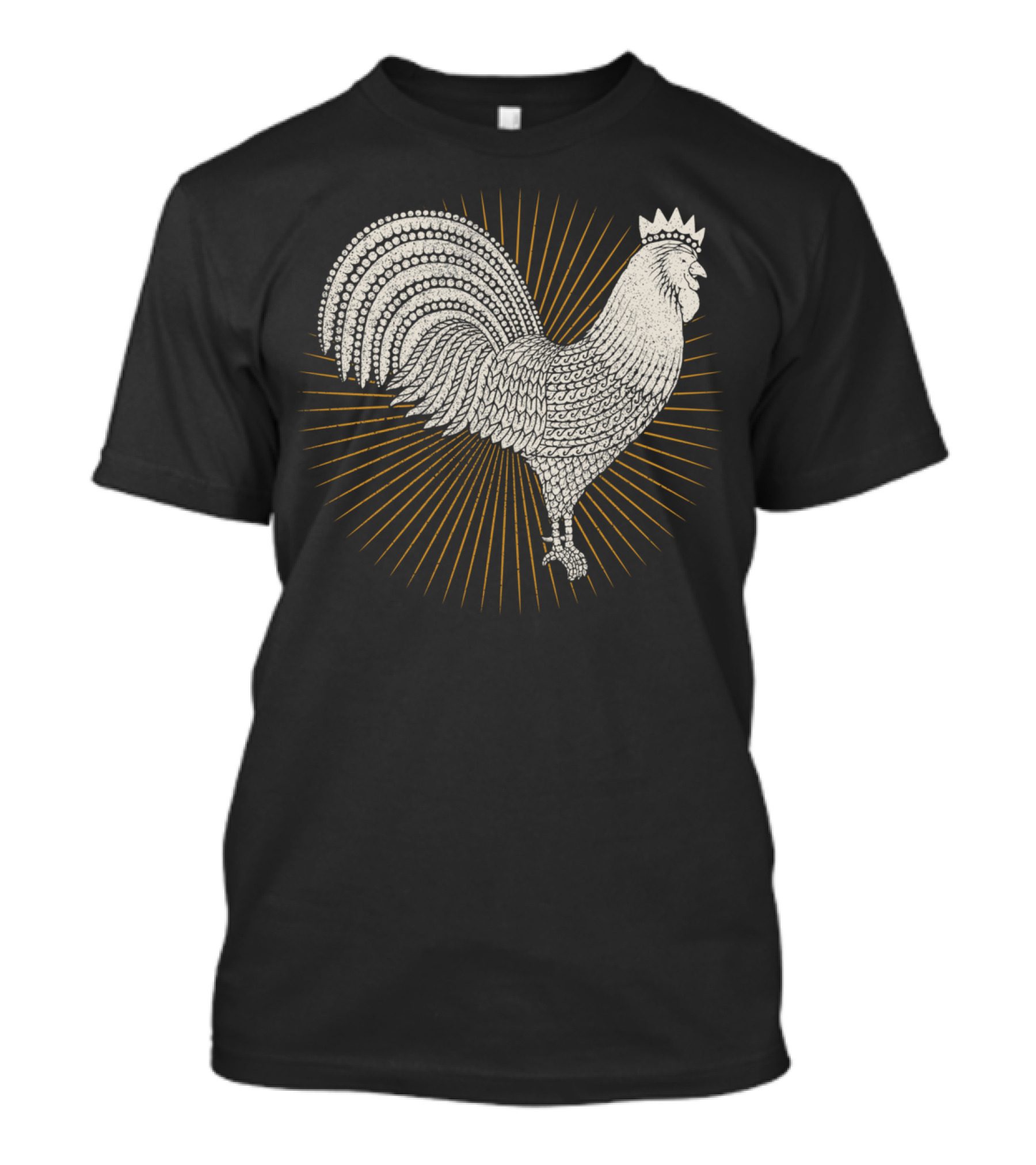 Vintage Crowned Rooster Cockfighter T-Shirt