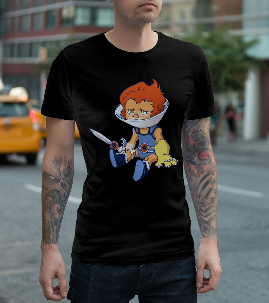 Thundercats Lion-O Sitting With Sword And Armor T-Shirt
