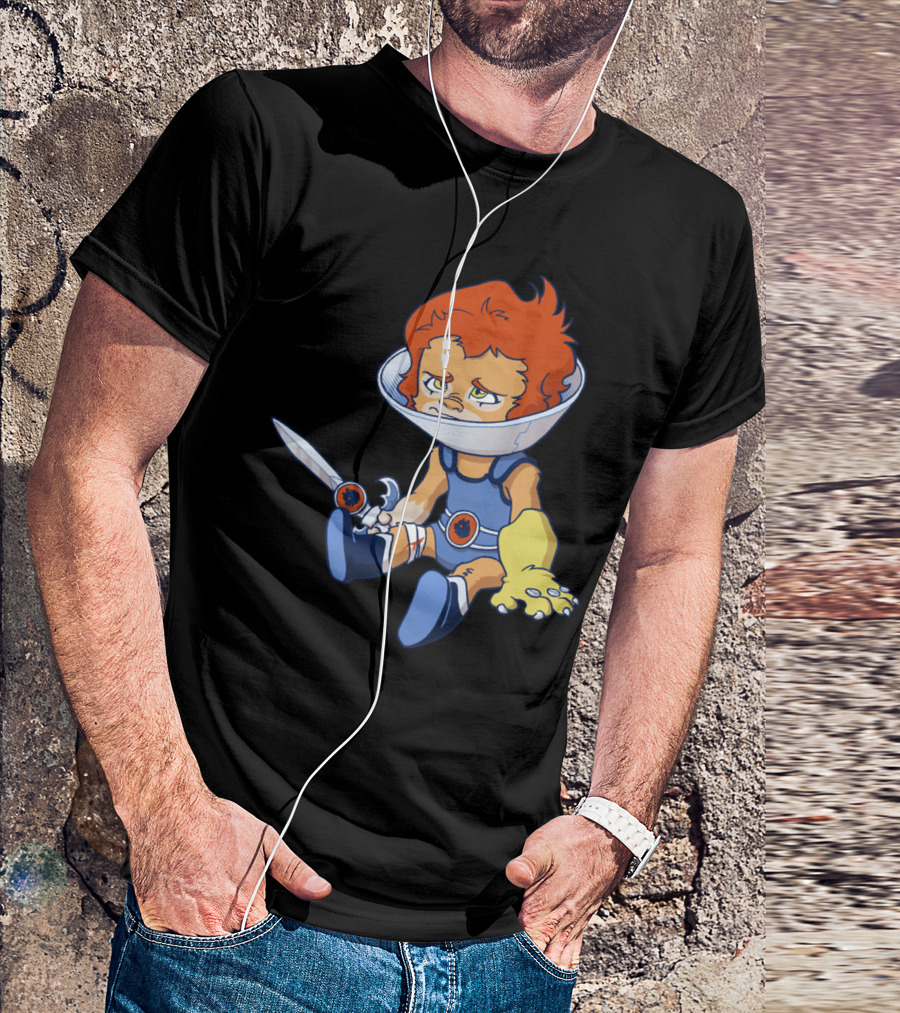 Thundercats Lion-O Sitting With Sword And Armor T-Shirt
