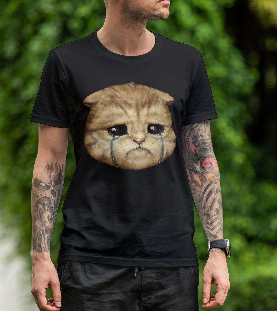 LirikThump Crying Cat Meme T-Shirt