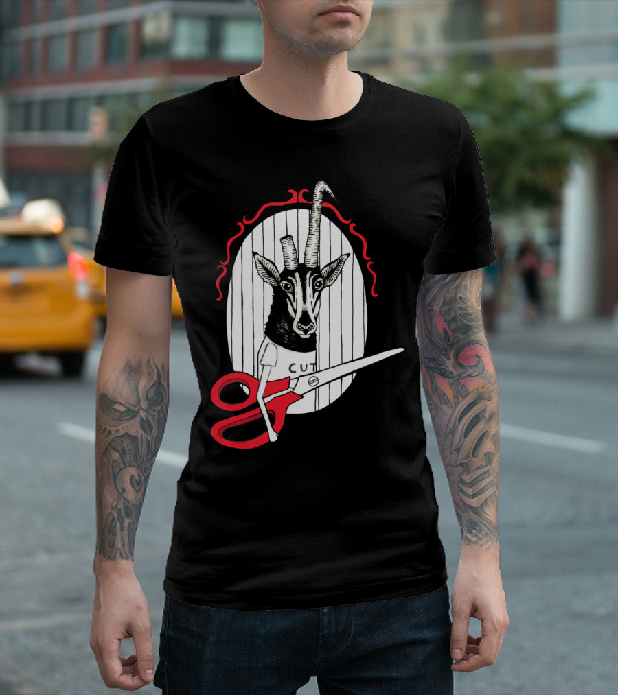 African Antelope Cut Scissors T-Shirt