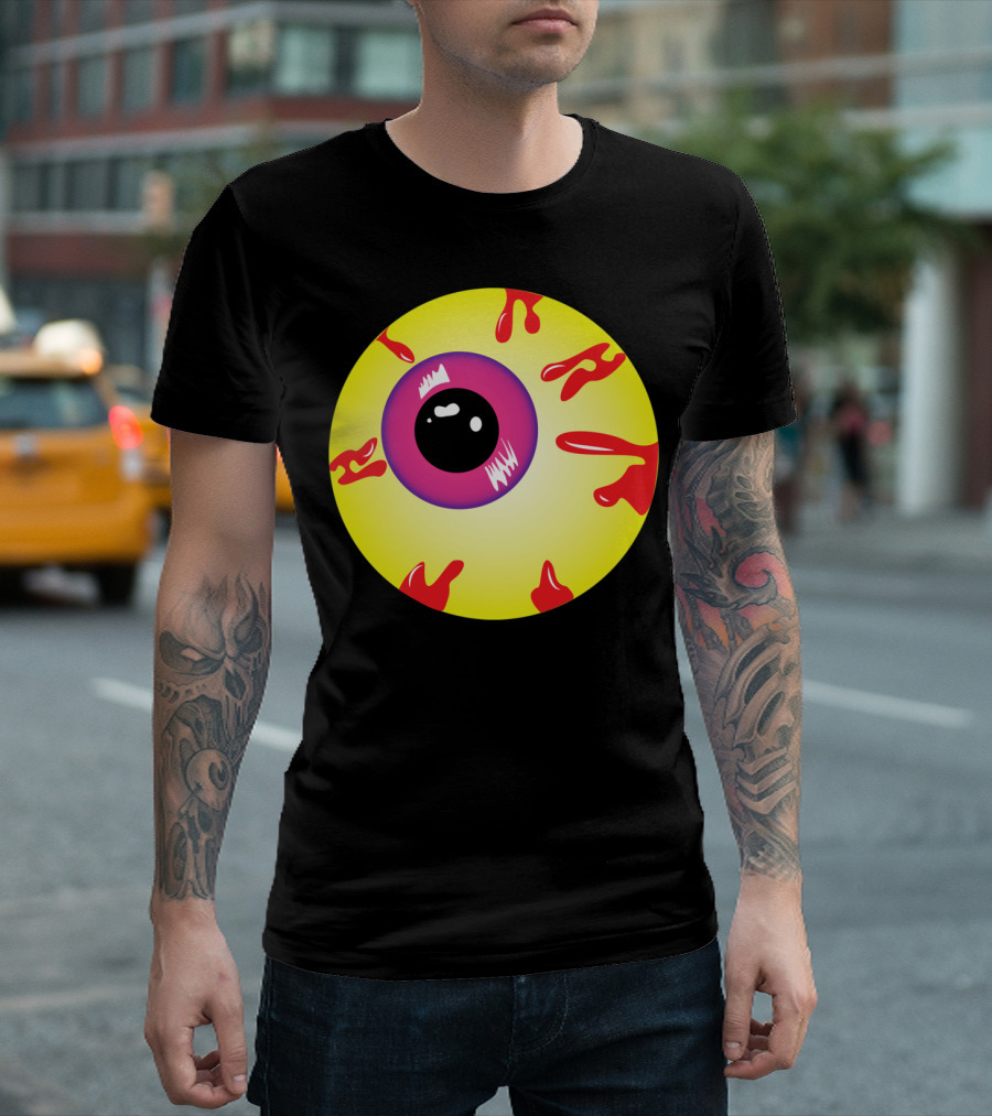 Icteric Syndrome Eye Bloodshot Cartoon Drip T-Shirt