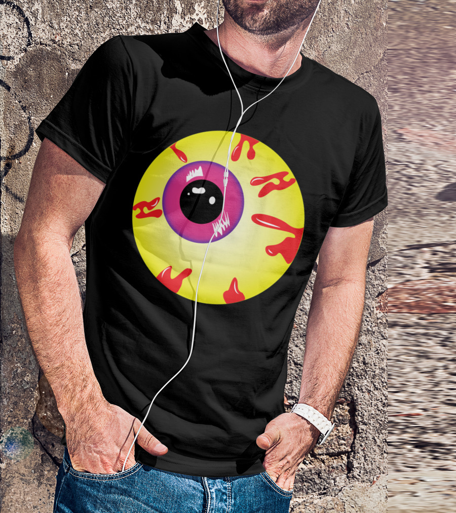 Icteric Syndrome Eye Bloodshot Cartoon Drip T-Shirt