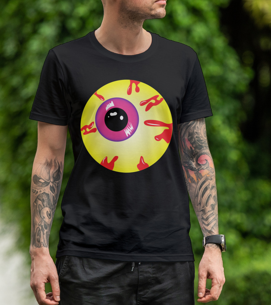Icteric Syndrome Eye Bloodshot Cartoon Drip T-Shirt