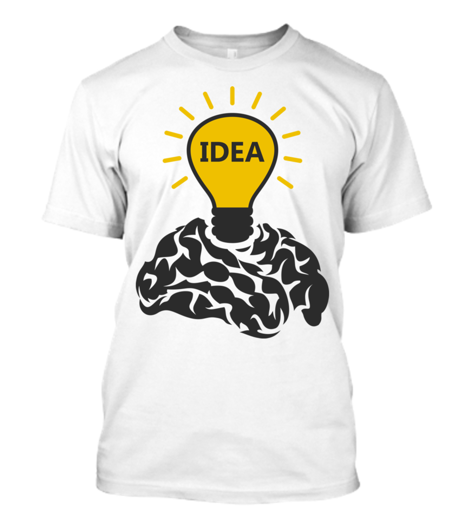 Idea Lightbulb Brain Connection T-Shirt
