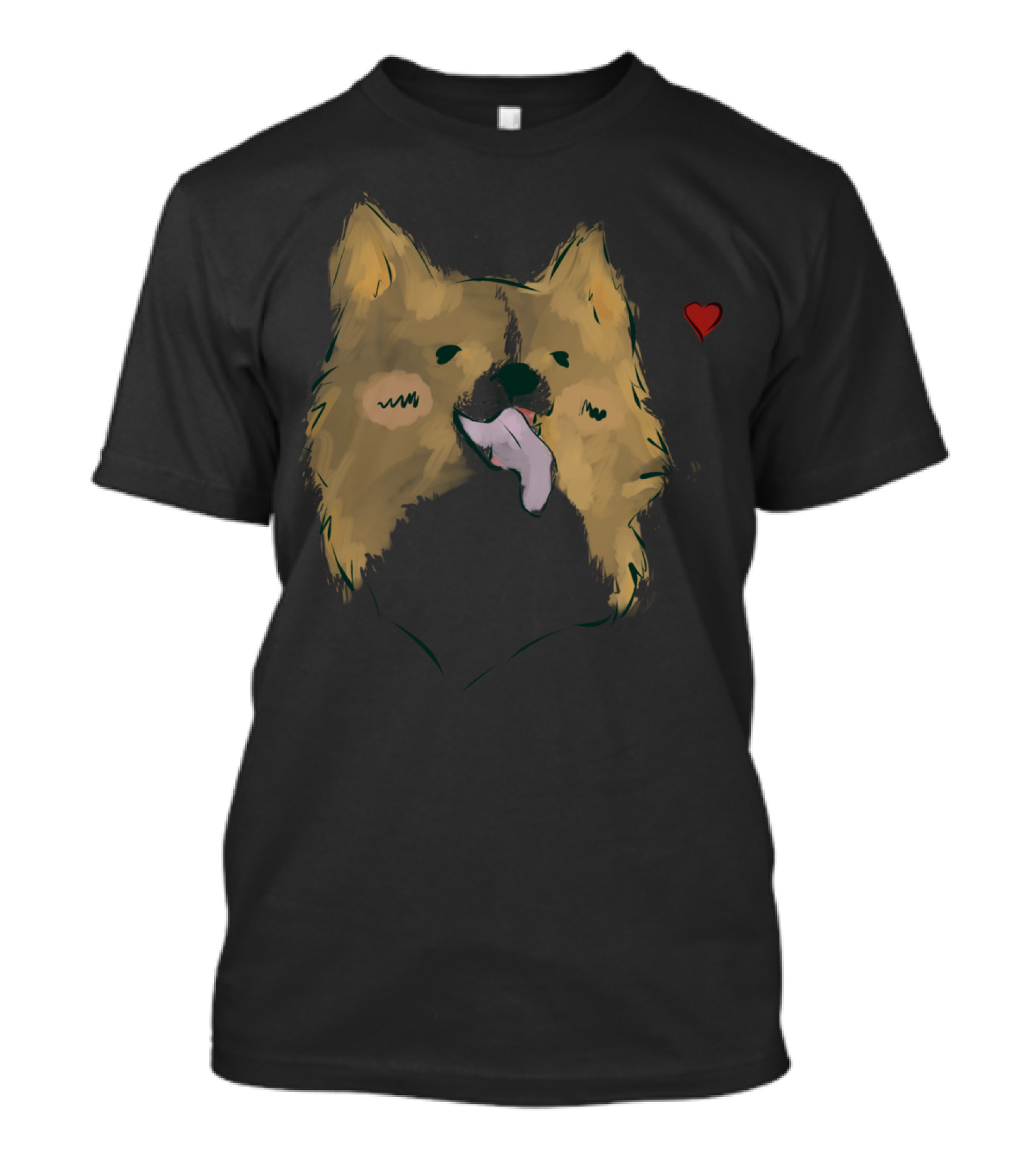 Vizlis Support Homeless Animals With Dog Illustration And Heart T-Shirt