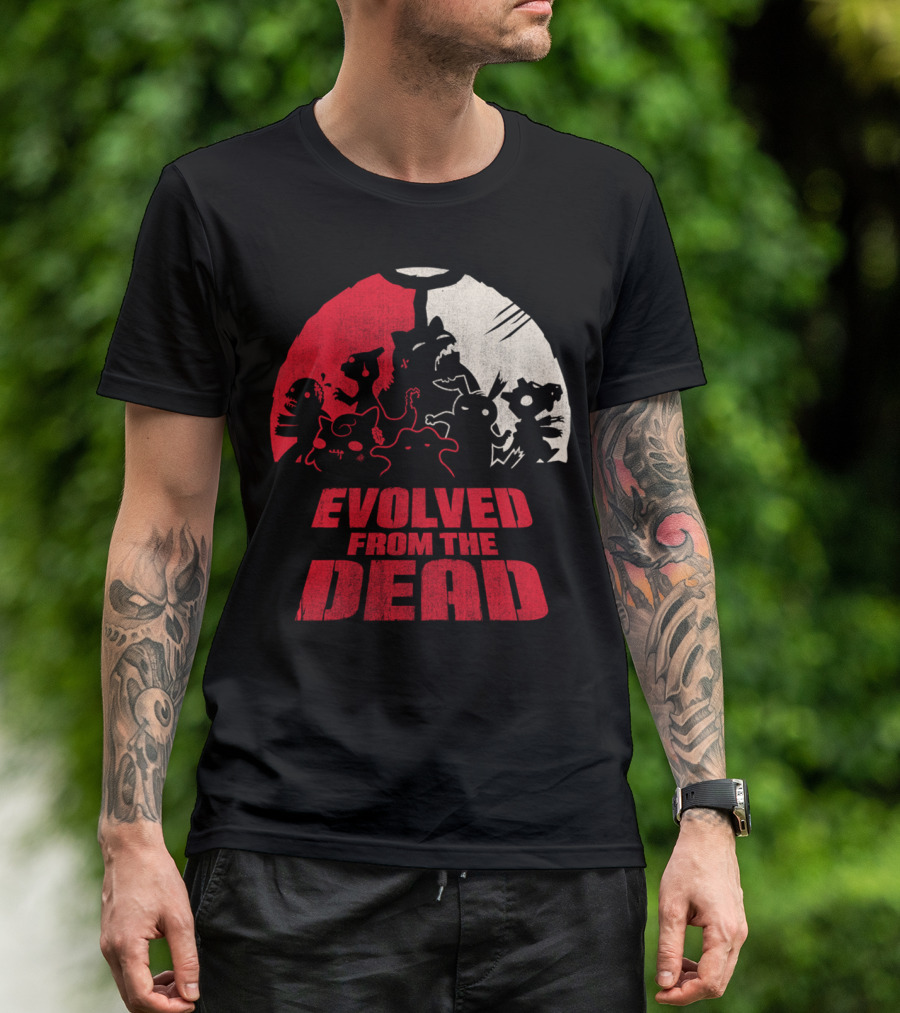 Evolved From The Dead Pokémon Zombie Mashup T-Shirt