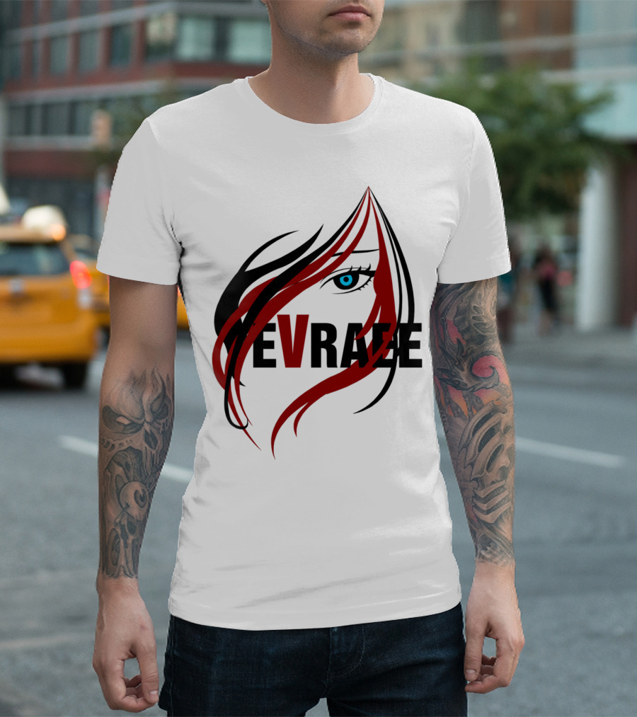 EVRAEE Vivid Eye Emblem In Bold Contrast T-Shirt