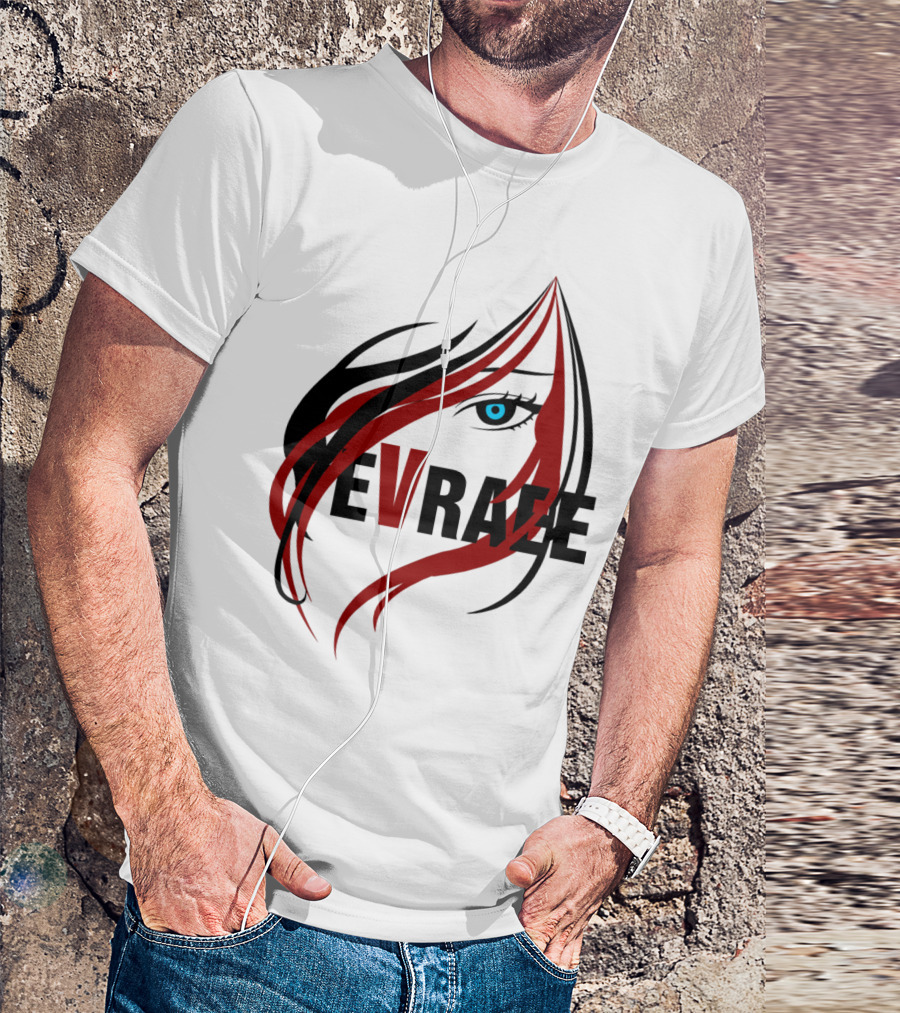 EVRAEE Vivid Eye Emblem In Bold Contrast T-Shirt