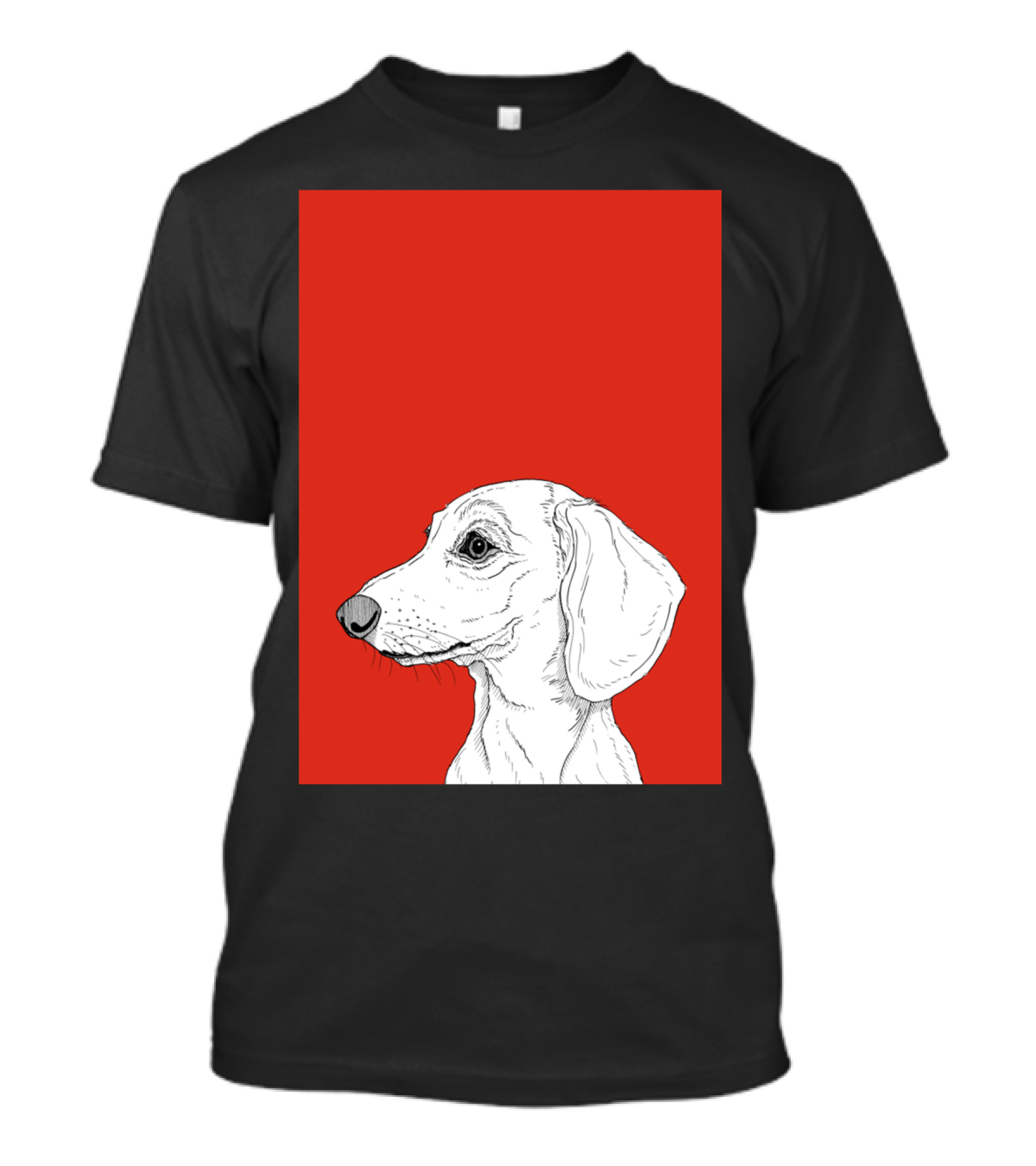 Dachshund Dog Sketch T-Shirt