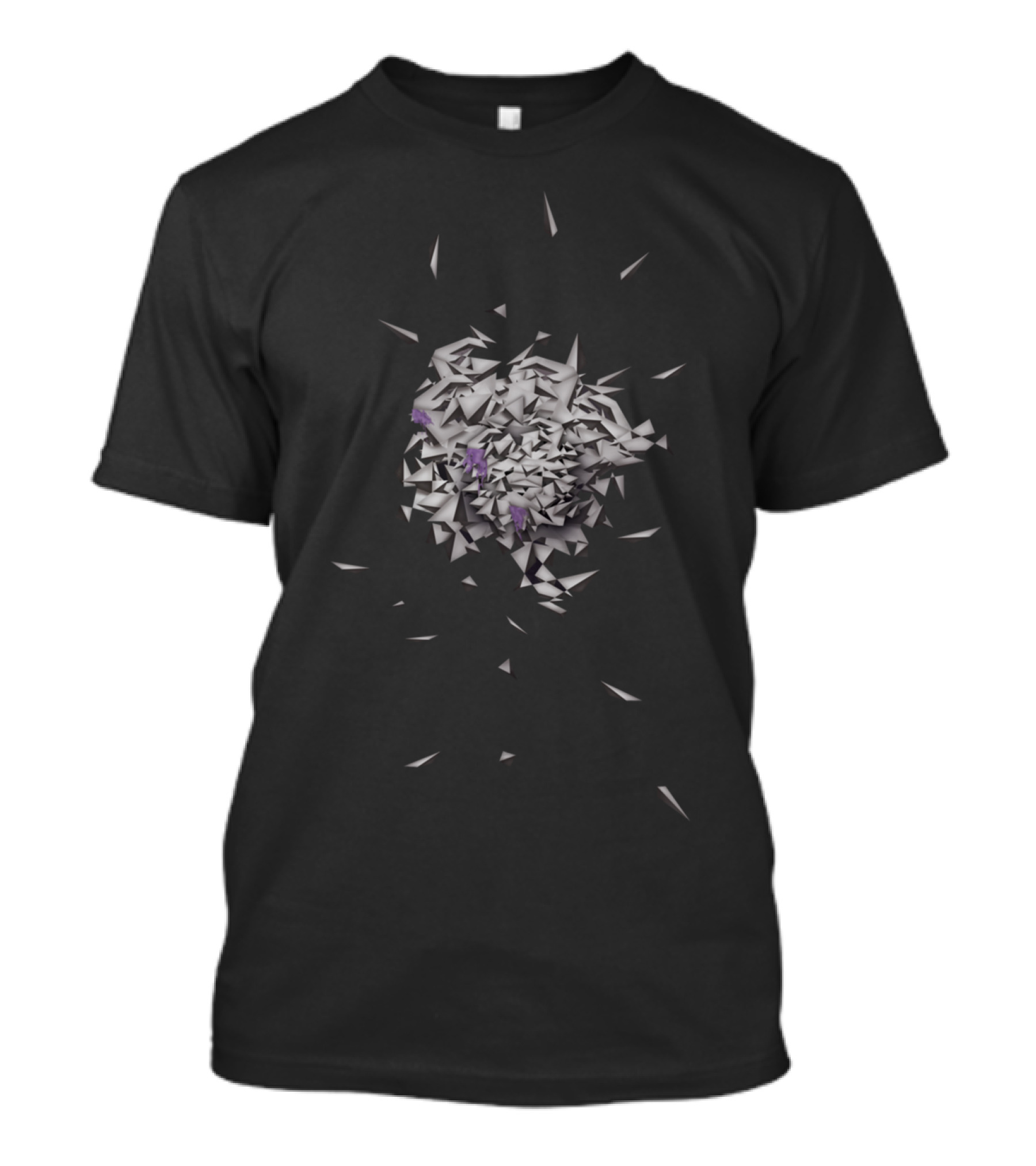 Alexandrite Shattered Crystal Fragments Explosion T-Shirt