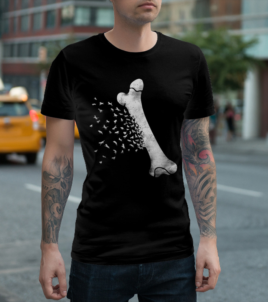 Dogs Of A Bone Transformation With Running Dog T-Shirt