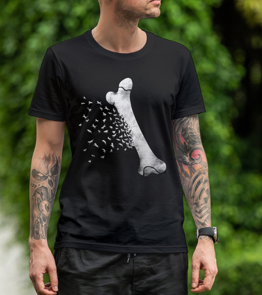 Dogs Of A Bone Transformation With Running Dog T-Shirt