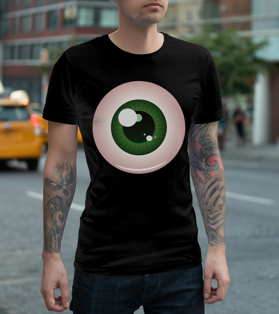 Eyeball with Green Iris T-Shirt